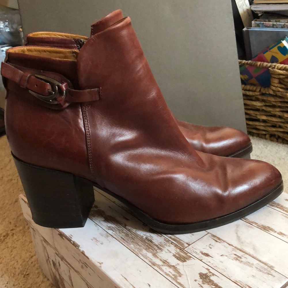 Alberto Fermani Brown Leather Boots